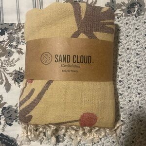Sand Cloud Beige and Brown Beach Towel